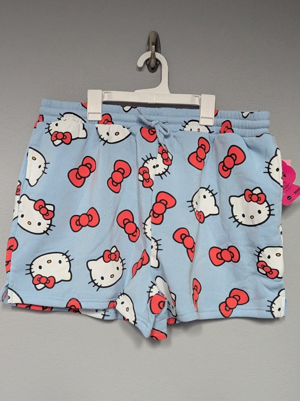 NWT Hello Kitty Sanrio Women's Pajama Lounge Shorts Blue Size 1X